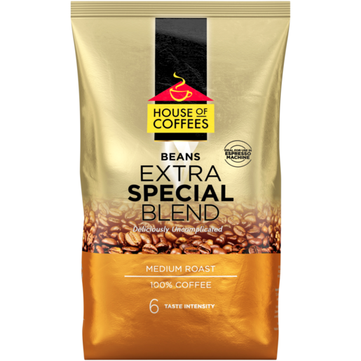 House of Coffees Brown Extra Special Blend Coffee Beans 1kg