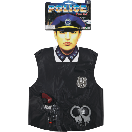 Party Xpress Police Dress Me Up Set 3 Piece