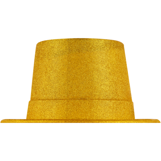 Party Xpress Gold Glitter Top Hat