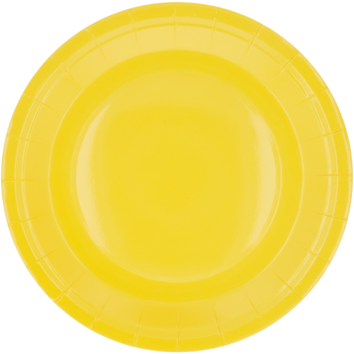 Occasions Yellow Dinner Party Paper Plates 8 Pack