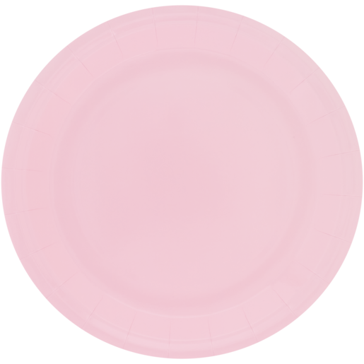 Occasions Light Pink Paper Dinner Plates 8 Pack