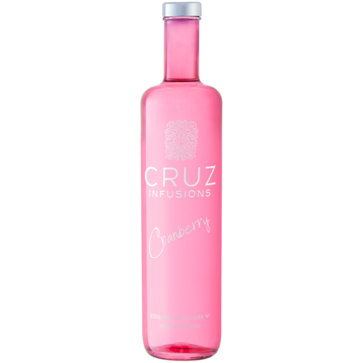 Cruz Infusions Cranberry Vodka Bottle 750ml