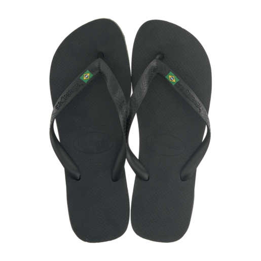 Havaianas Unisex Slim Sandals Black Size 35/36