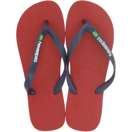 Havaianas Unisex Slim Sandals Brazil Red Size 35/36