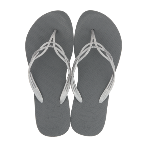 Havaianas Ladies Sandals Flash Sweet Grey Size 37/38