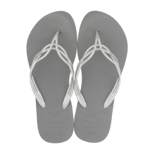 Havaianas Ladies Sandals Flash Sweet Grey Size 39/40