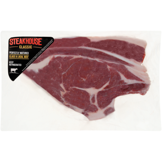 Steakhouse Classic Man-Size On The Bone Beef Ribeye Steak Per kg