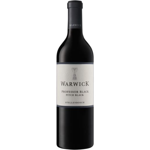 Warwick Professor Black Pitch Black Red Wine Bottle 750ml