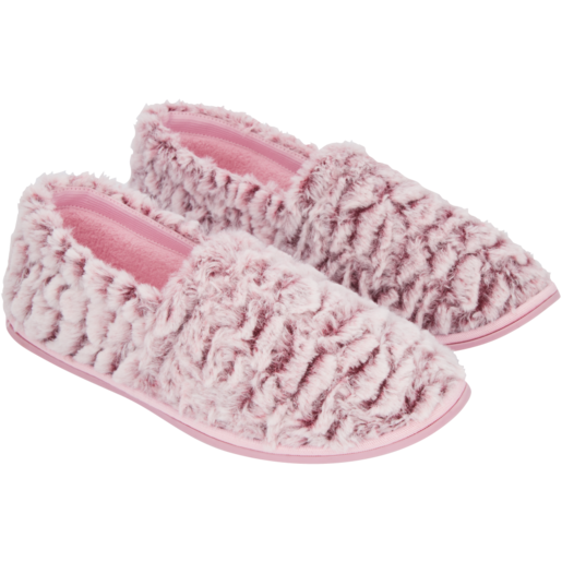 Ladies Pink Stokie Slippers
