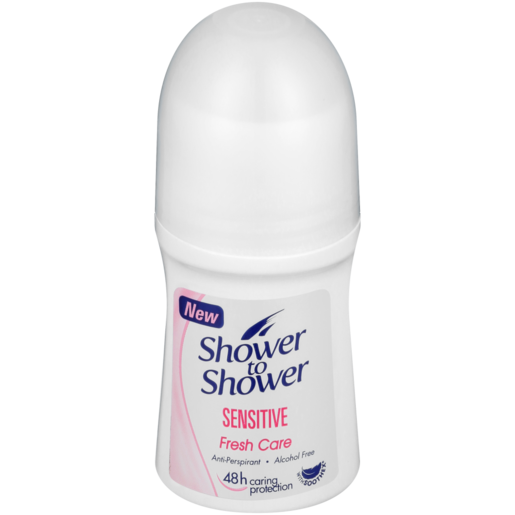 Shower to Shower Sensitive Fresh Care Anti-Perspirant Roll-On 50ml