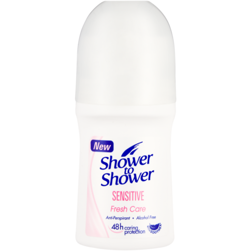 Shower to Shower Sensitive Sensitive Fresh Care Anti-Perspirant Roll-On 50ml 