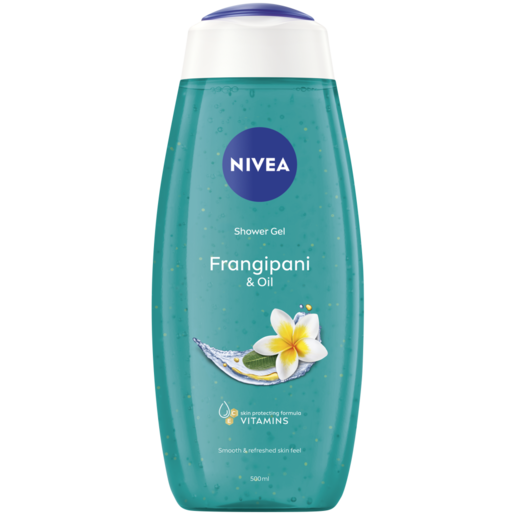 NIVEA Frangipani & Oil Fresh Care Shower Gel Bottle 500ml