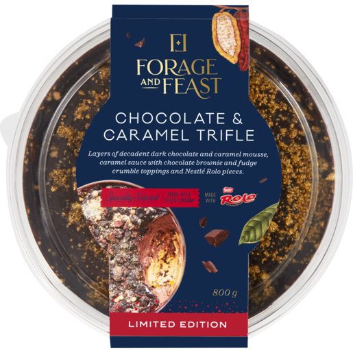 Forage And Feast Chocolate & Caramel Trifle 800g