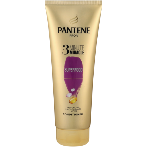 Pantene Pro-V 3 Minute Miracle Superfood Conditioner 200ml | Conditioner |  Hair Care | Health & Beauty | Checkers ZA