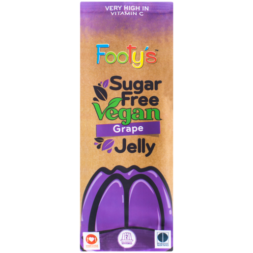 Footy's Sugar Free Vegan Grape Jelly Sachet 35g