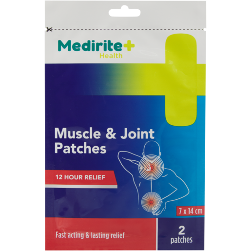 Medirite Muscle & Joint Pain Relief Patches 2 Pack