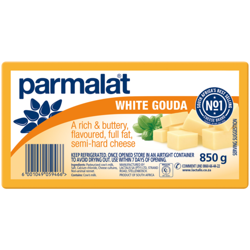 Parmalat White Gouda Cheese Pack 850g