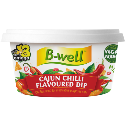 B-well Cajun Chilli Flavoured Dip Tub 125g