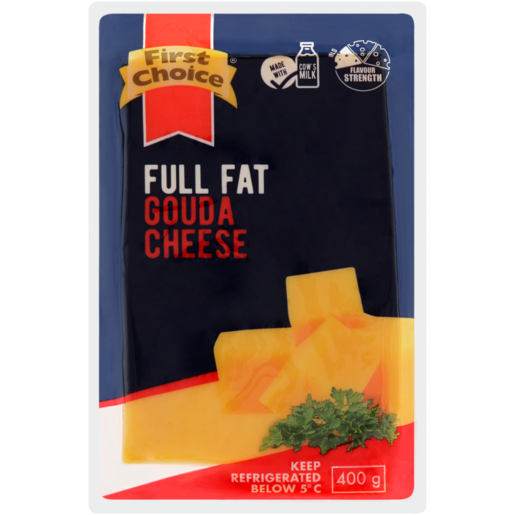 First Choice Full Fat Gouda Cheese 400g