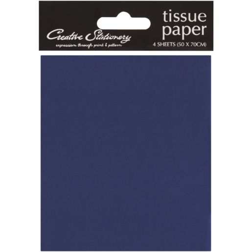Creative Stationery Blue Tissue Paper 4 Pack