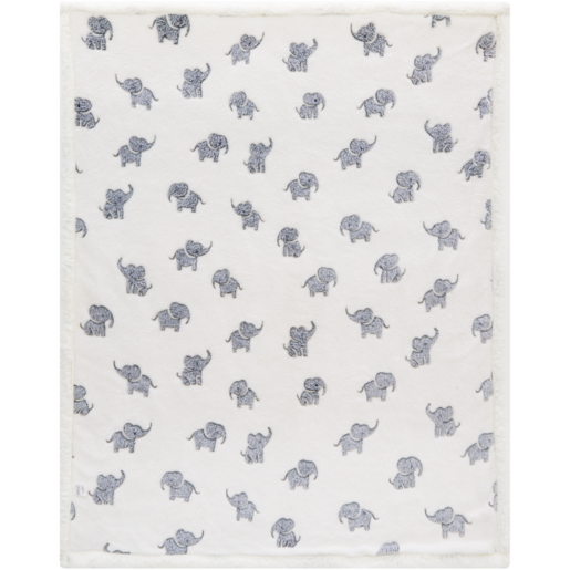 Jolly Tots Sherpa Baby Blanket 80 x 150cm