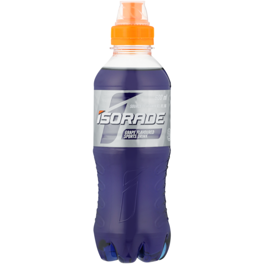 Isorade Grape Flavoured Sports Drink Bottle 600ml