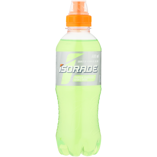 Isorade Tropical Flavoured Sports Drink Bottle 600ml