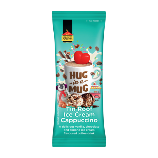 Hug In A Mug Tin Roof Ice Cream Cappuccino Stick 24g