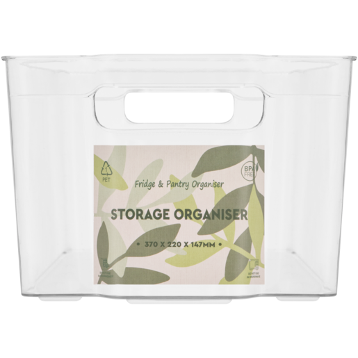 Fridge & Pantry Large Clear Storage Organiser