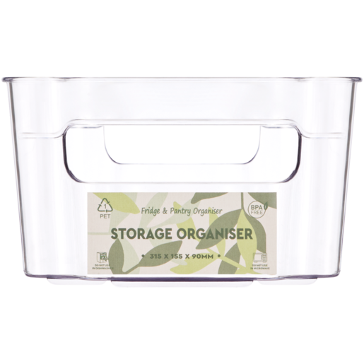 Fridge & Pantry Medium Clear Storage Organiser