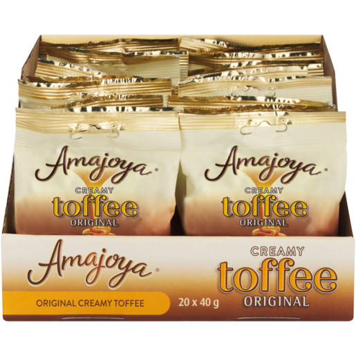 Amajoya Original Creamy Toffee Sweets 20 x 40g