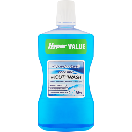 Hyper Value Oralwise Cool Mint Mouthwash 1L