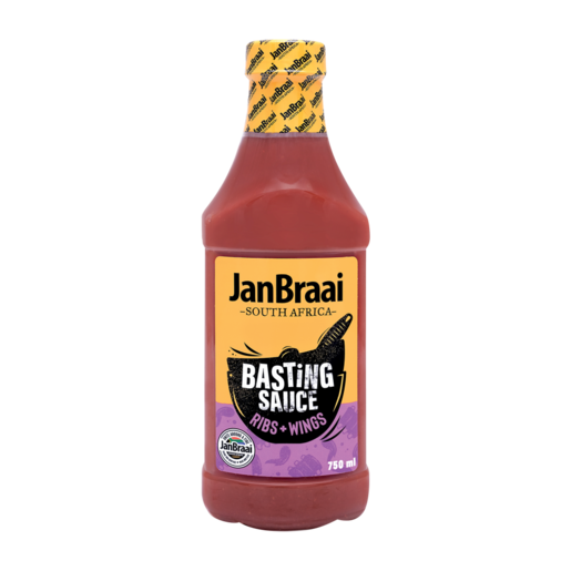 Jan Braai Ribs & Wings Basting Sauce Bottle 750ml