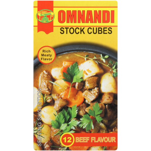 Osman's Taj Mahal Beef Flavour Omnandi Stock Cubes 12 Pack