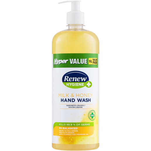 Renew Milk & Honey Hand Wash 1L