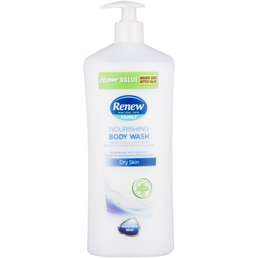 Renew Family Nourishing Body Wash For Dry Skin Bottle 750ml