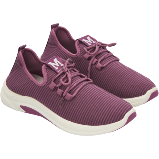 Ladies Lace Up Sport Sneakers Size 3-8