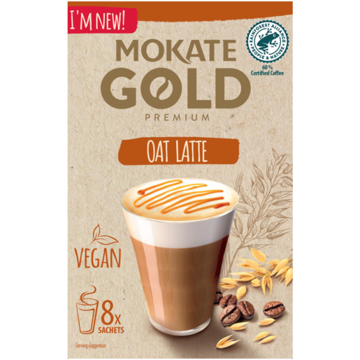 Mokate Gold Vegan Instant Oat Latte 8 Pack