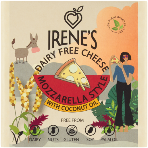 Irene's Gourmet Mozzarella Style Dairy Free Cheese 200g