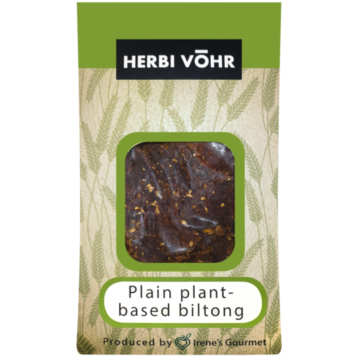 Irene's Gourmet Herbi Vōhr Plain Plant-Based Biltong 100g