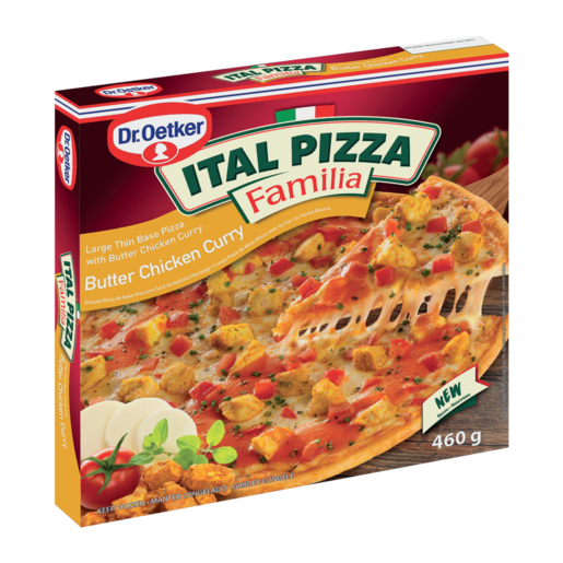 Dr. Oetker Frozen Ital Pizza Familia Butter Chicken Curry Pizza 460g