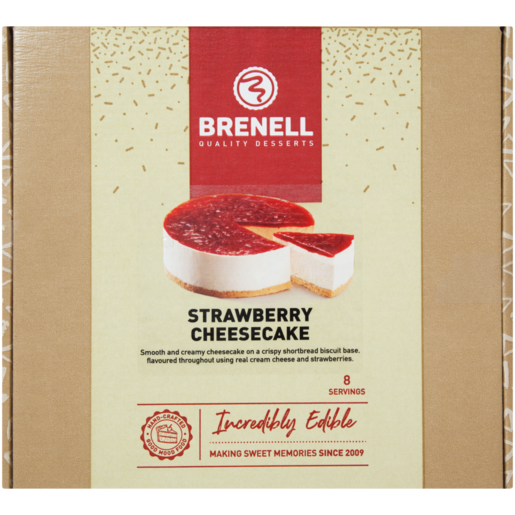 Brenell Strawberry Cheesecake 18cm