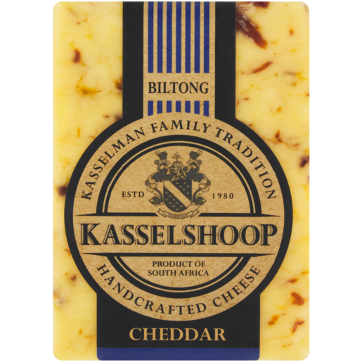 Kasselshoop Biltong Cheddar Cheese 200g