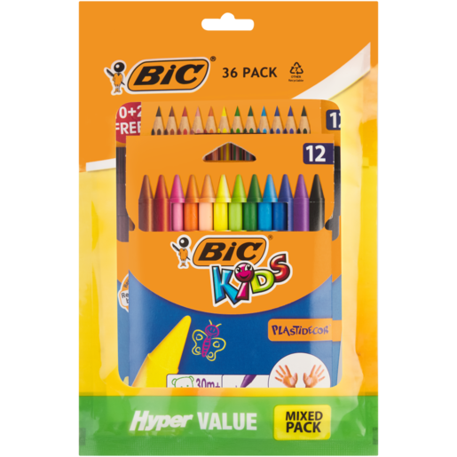 BIC Colouring Mix Pack 36 Pack