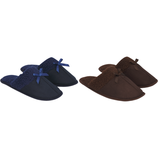Ladies Mule Slippers Size 3-8 (Assorted Item - Supplied At Random)