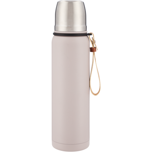 Plum Coated Stainless Steel Travel Flask 750ml