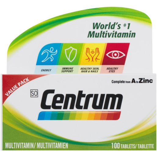 Centrum Multivitamin Tablets 100 Pack