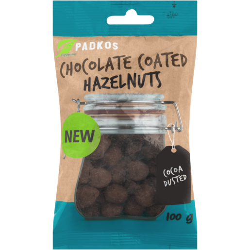Padkos Chocolate Coated Hazelnuts Bag 100g
