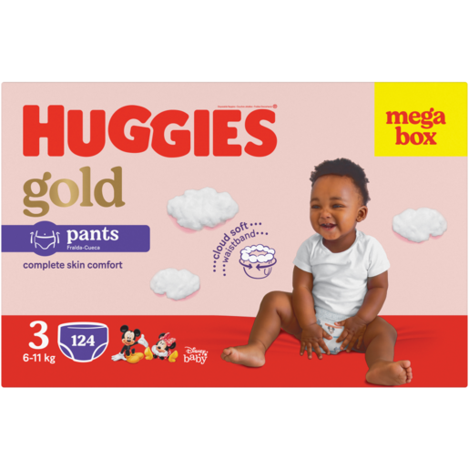 Huggies Gold Pants Size 3 124 Pack