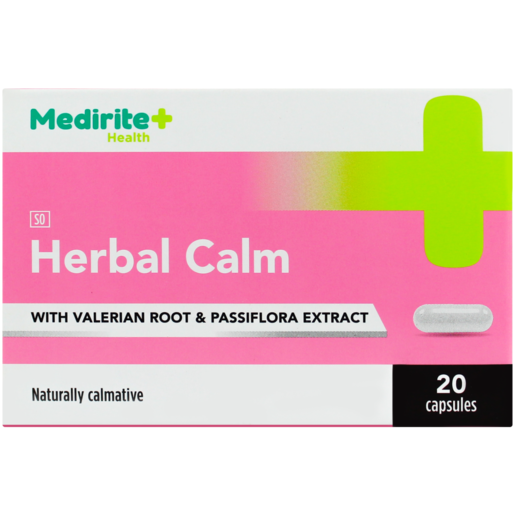 Medirite Herbal Calm Capsules 20 Pack